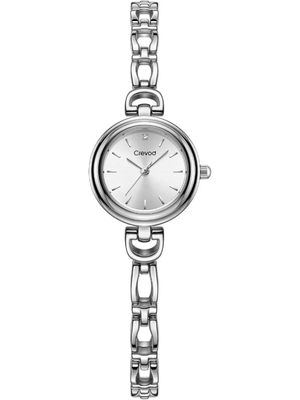 Elegant Vintage Gold D-Ring Link Bracelet Watch | Luxury Quartz Dress Watch for